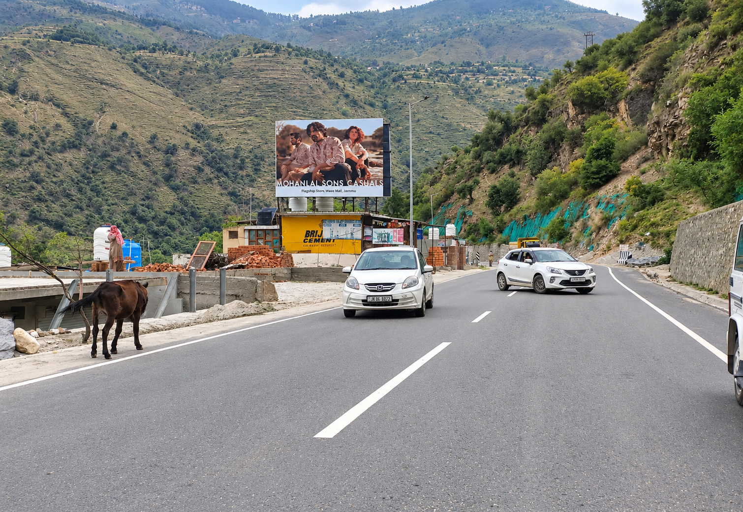 Nai Basti Kistwar road advertising site